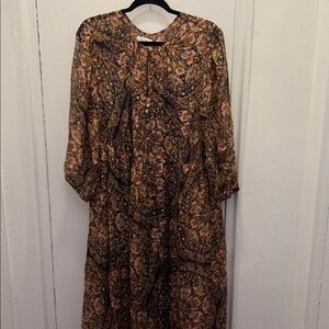 Jade Multicolor Patterned Dress